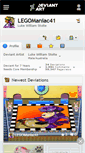 Mobile Screenshot of legomaniac41.deviantart.com
