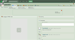 Desktop Screenshot of majentafox.deviantart.com