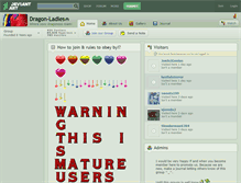 Tablet Screenshot of dragon-ladies.deviantart.com