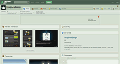 Desktop Screenshot of imagineadesign.deviantart.com