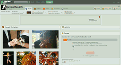 Desktop Screenshot of dancing-thru-life.deviantart.com
