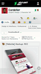 Mobile Screenshot of cordelier.deviantart.com