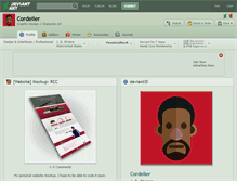 Tablet Screenshot of cordelier.deviantart.com