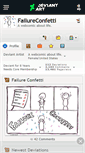 Mobile Screenshot of failureconfetti.deviantart.com