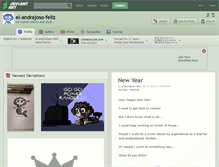 Tablet Screenshot of el-andrajoso-feliz.deviantart.com
