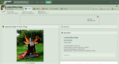Desktop Screenshot of customfairywings.deviantart.com