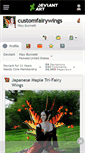 Mobile Screenshot of customfairywings.deviantart.com