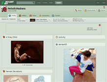 Tablet Screenshot of melodicmadness.deviantart.com