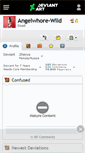 Mobile Screenshot of angelwhore-wild.deviantart.com