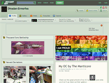 Tablet Screenshot of dinadan-ermorfea.deviantart.com