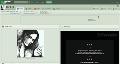 Desktop Screenshot of elfik13.deviantart.com