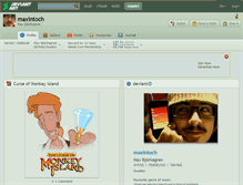 Tablet Screenshot of maxintoch.deviantart.com