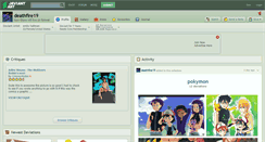 Desktop Screenshot of deathfire19.deviantart.com