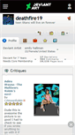Mobile Screenshot of deathfire19.deviantart.com