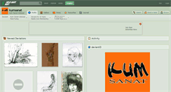 Desktop Screenshot of kumsanat.deviantart.com