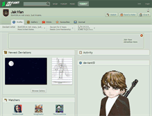 Tablet Screenshot of jak1fan.deviantart.com