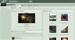 Desktop Screenshot of industrialart.deviantart.com