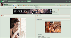 Desktop Screenshot of amellya.deviantart.com