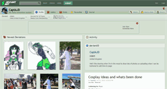 Desktop Screenshot of captajd.deviantart.com