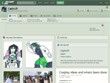 Tablet Screenshot of captajd.deviantart.com