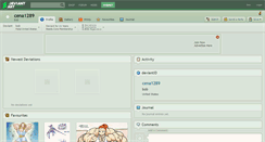 Desktop Screenshot of cena1289.deviantart.com