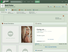 Tablet Screenshot of bulb-fiction.deviantart.com