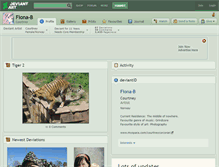 Tablet Screenshot of fiona-b.deviantart.com