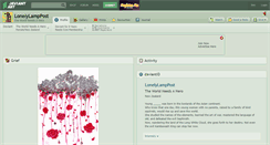 Desktop Screenshot of lonelylamppost.deviantart.com