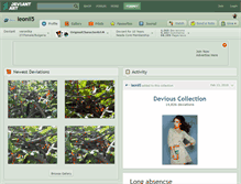 Tablet Screenshot of leonii5.deviantart.com