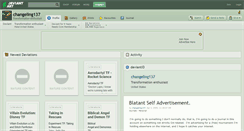 Desktop Screenshot of changeling137.deviantart.com