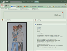Tablet Screenshot of chi-33.deviantart.com