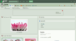 Desktop Screenshot of cincila.deviantart.com