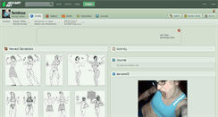 Desktop Screenshot of feminox.deviantart.com