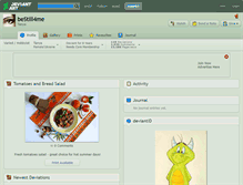 Tablet Screenshot of bestill4me.deviantart.com