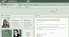 Desktop Screenshot of exxia.deviantart.com