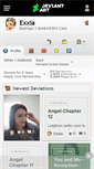Mobile Screenshot of exxia.deviantart.com