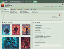 Tablet Screenshot of davidvargo.deviantart.com
