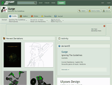 Tablet Screenshot of gurge.deviantart.com