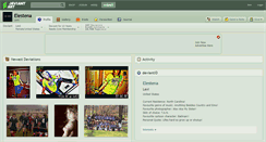 Desktop Screenshot of elestena.deviantart.com