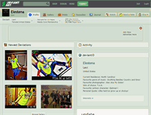 Tablet Screenshot of elestena.deviantart.com