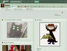 Tablet Screenshot of famma.deviantart.com