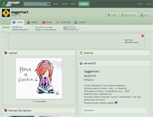 Tablet Screenshot of daggerhart.deviantart.com