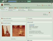 Tablet Screenshot of cariret321.deviantart.com