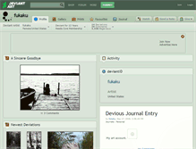 Tablet Screenshot of fukaku.deviantart.com