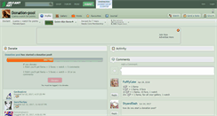 Desktop Screenshot of donation-pool.deviantart.com