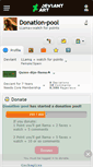 Mobile Screenshot of donation-pool.deviantart.com