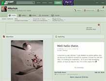 Tablet Screenshot of mika-kun.deviantart.com