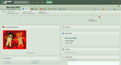 Desktop Screenshot of blue-kyo-kitty.deviantart.com