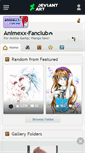Mobile Screenshot of animexx-fanclub.deviantart.com