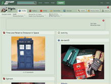 Tablet Screenshot of pilgrin.deviantart.com